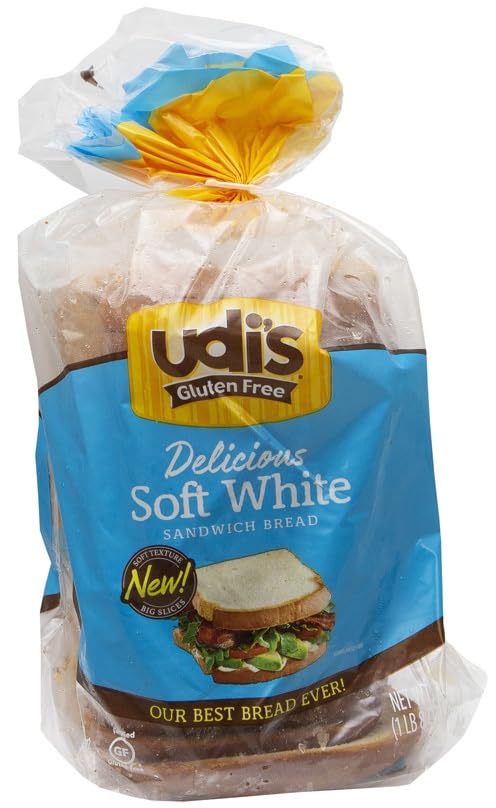 Udis Foodservice Delicious White Bread, 24 Ounce -- 6 per case.