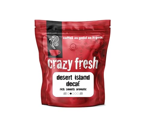 Crazy Fresh Whole Bean Decaf Medium Roast, 2 lbs, Perfecting Coffee Since 1911, Most don't believe it's Decaf with Premium Beans Roasted in Small