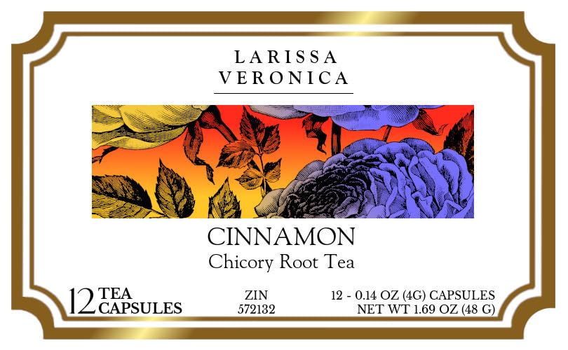 Cinnamon Chicory Root Tea (Single Serve K-Cup Pods) (12 pods, ZIN: 572132) - 2 Pack