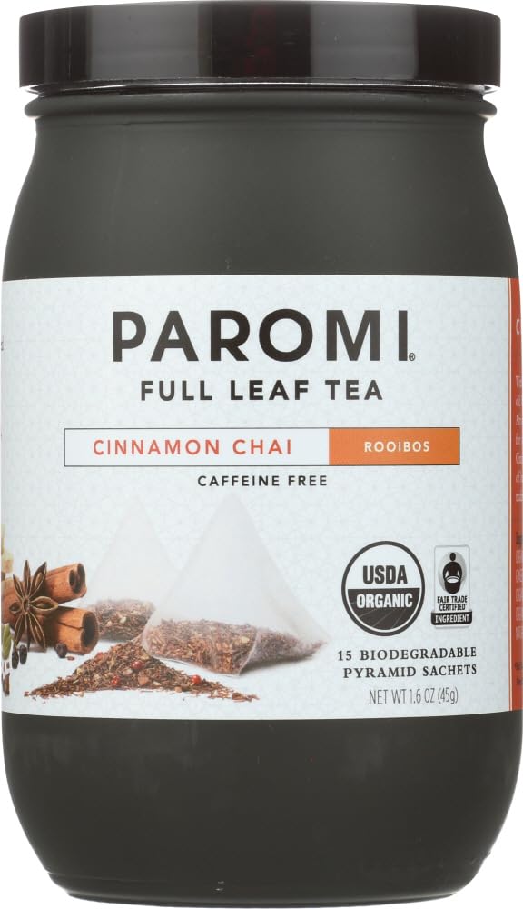 Paromi Tea BCA53412 Cinnamon Chai Tea, 6 x 15 Ct