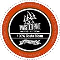 Twisted Pine Coffee 100% Costa Rican, Medium Roast, Single-Serve Cups for Keurig K-Cup Brewers, 12 Count