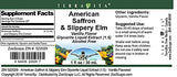 American Saffron & Slippery Elm Glycerite Liquid Extract (1:5) - Vanilla Flavored (1 oz, ZIN: 522029) - 3 Pack