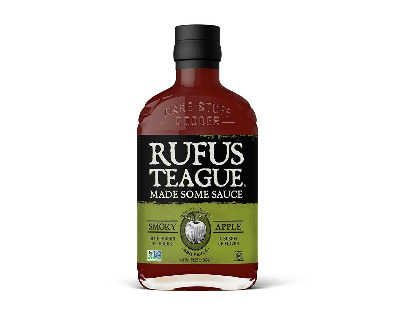 Rufus Teague'S, Sauce Barbecue Apple Mash, 16 Ounce