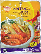 Tean's Gourmet Malaysian Style Tumisan Tom Yam Paste, 7 Oz x 2 Pouches
