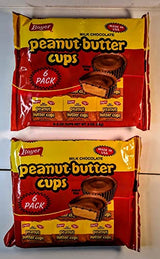 Boyer Milk Chocolate Peanut Butter Cups, Six .5 Oz Cups (2 Pack)