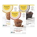 Simple Mills Almond Flour Baking Mix Variety Pack (Banana Muffin & Bread, Chocolate Muffin & Cake, Pumpkin Muffin & Bread) - Gluten Free, Plant Based (Pack of 3)