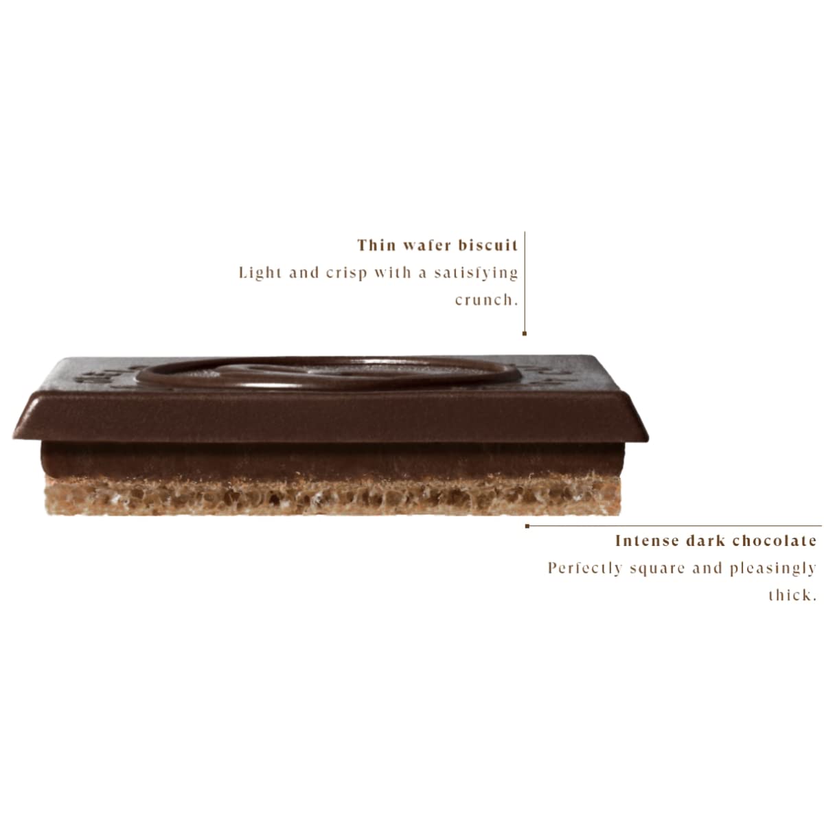 Bahlsen Ohne Gleichen First Class Dark Cookies (12 boxes) - Hazelnut wafers covered in rich dark European chocolate - 4.4 oz boxes