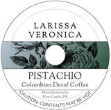 Pistachio Colombian Decaf Coffee (Single Serve K-Cup Pods) (Gourmet, Naturally Flavored, Whole Coffee Beans) (12 pods, ZIN: 574172) - 2 Pack