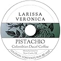 Pistachio Colombian Decaf Coffee (Single Serve K-Cup Pods) (Gourmet, Naturally Flavored, Whole Coffee Beans) (12 pods, ZIN: 574172) - 2 Pack