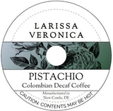Pistachio Colombian Decaf Coffee (Single Serve K-Cup Pods) (Gourmet, Naturally Flavored, Whole Coffee Beans) (12 pods, ZIN: 574172) - 2 Pack
