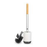 Full Circle Scrub Queen, Bathroom Toilet Brush with Ceramic Holder and Instant-Dry Coating for Mold & Mildew Prevention, More Hygenic Toilet Cleaning