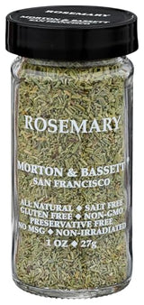 Morton & Bassett Rosemary, 1 oz - Non-GMO, Salt-Free, Fragrant Herb for Roasts, Sauces & Mediterranean Recipes
