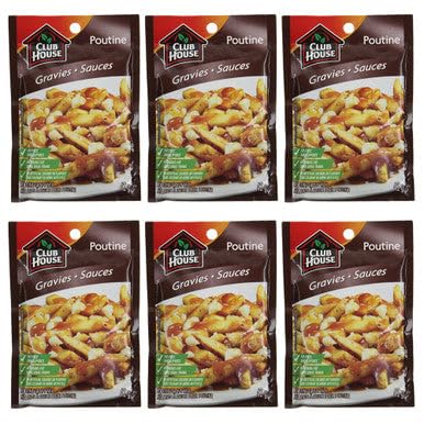 Club House Poutine Gravy Mix 42g/1.5 oz, 6 Pack