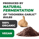 Nero Fermento Organic Black Garlic Powder, 30gr - Produced by Natural Fermentation of “Voghiera Garlic” bulbs. Vegan (Pack of 6)