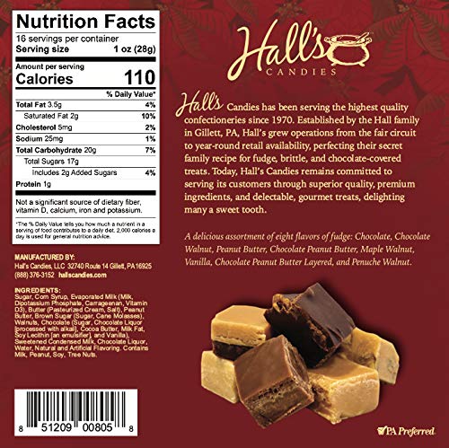 Assorted Fudge "Merry Christmas" Gift Box, 16 oz.