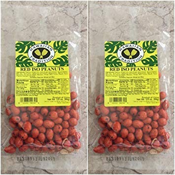 (Pack of 2) Hawaiian Tradition Red Iso Peanuts 3.5 oz