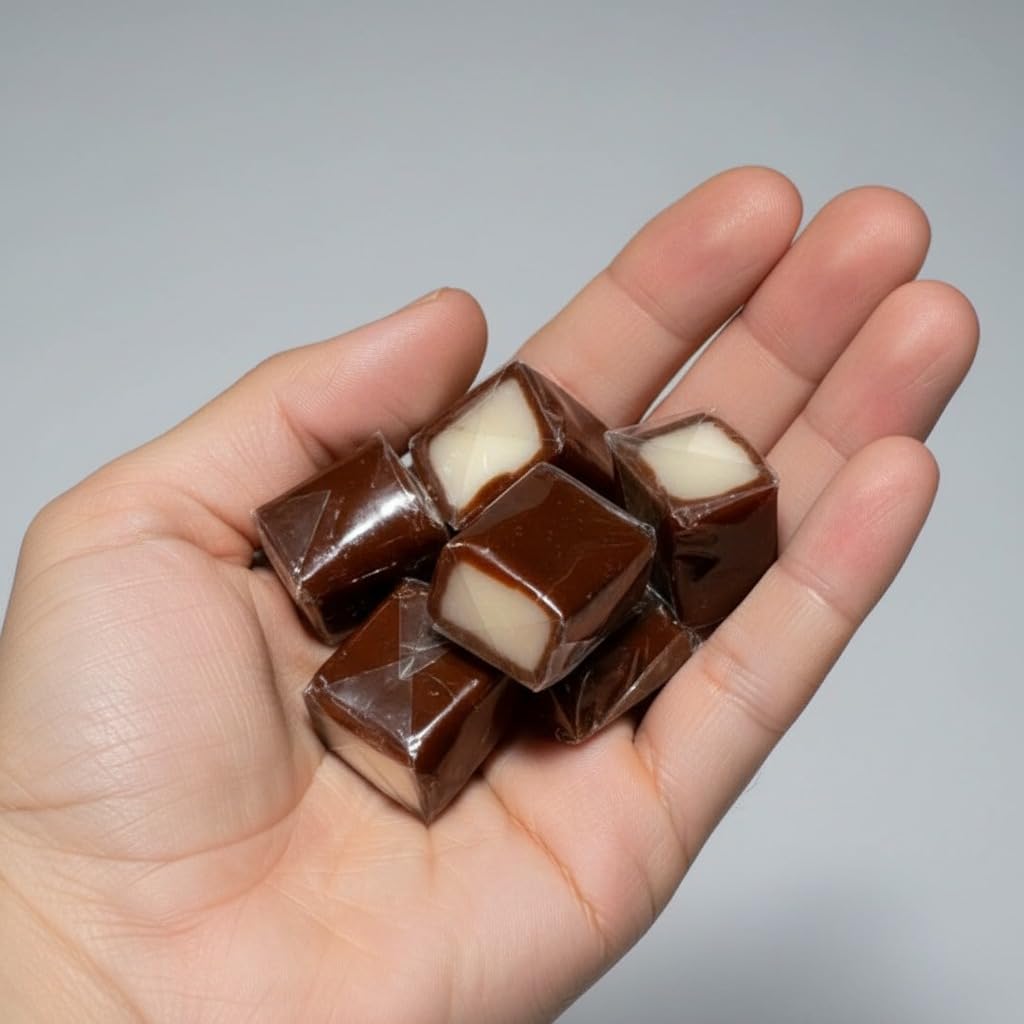 Caramel Cubes Candy - Individually Wrapped Classic Chews by TwistedTreatz - Classic Original, Sea Salt, Apple & Assorted Flavor Chews- 8oz Bag, 1 lb