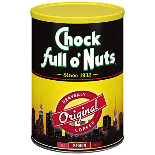 Chock Full O' Nuts Coffee, Regular, Amg, Can, 11.3 Ounce (Pack of 4)