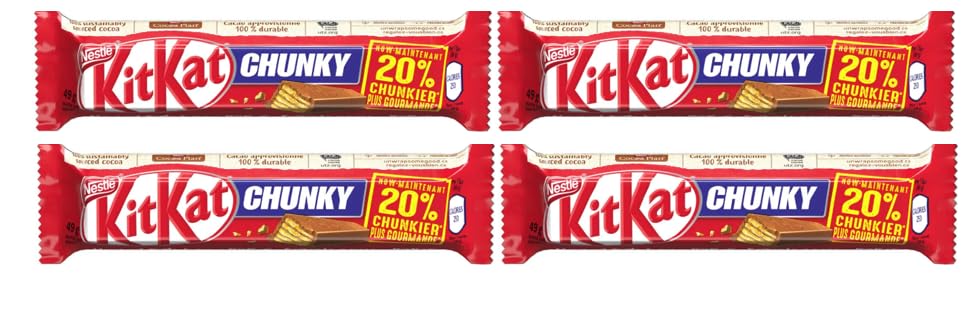 Kitkat Chunky Bars Multipack (4 full size chunky bars)