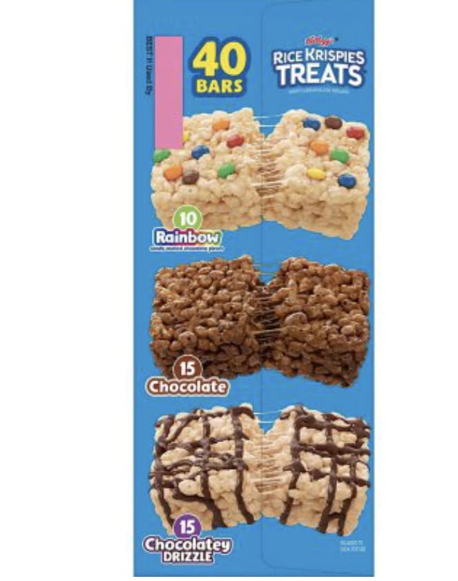 Kellogg's Rice Krispies Treats Squares Original With Gems 30.3oz