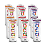 OCA ZERO 3-Flavor Variety Pack (Berry Acai, Tropical Mango, Strawberry Watermelon), Organic energy drink, zero sugar, gluten-free, vegan plant-based