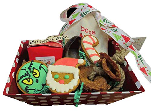 Bone Bons Holiday Dog Gift Basket