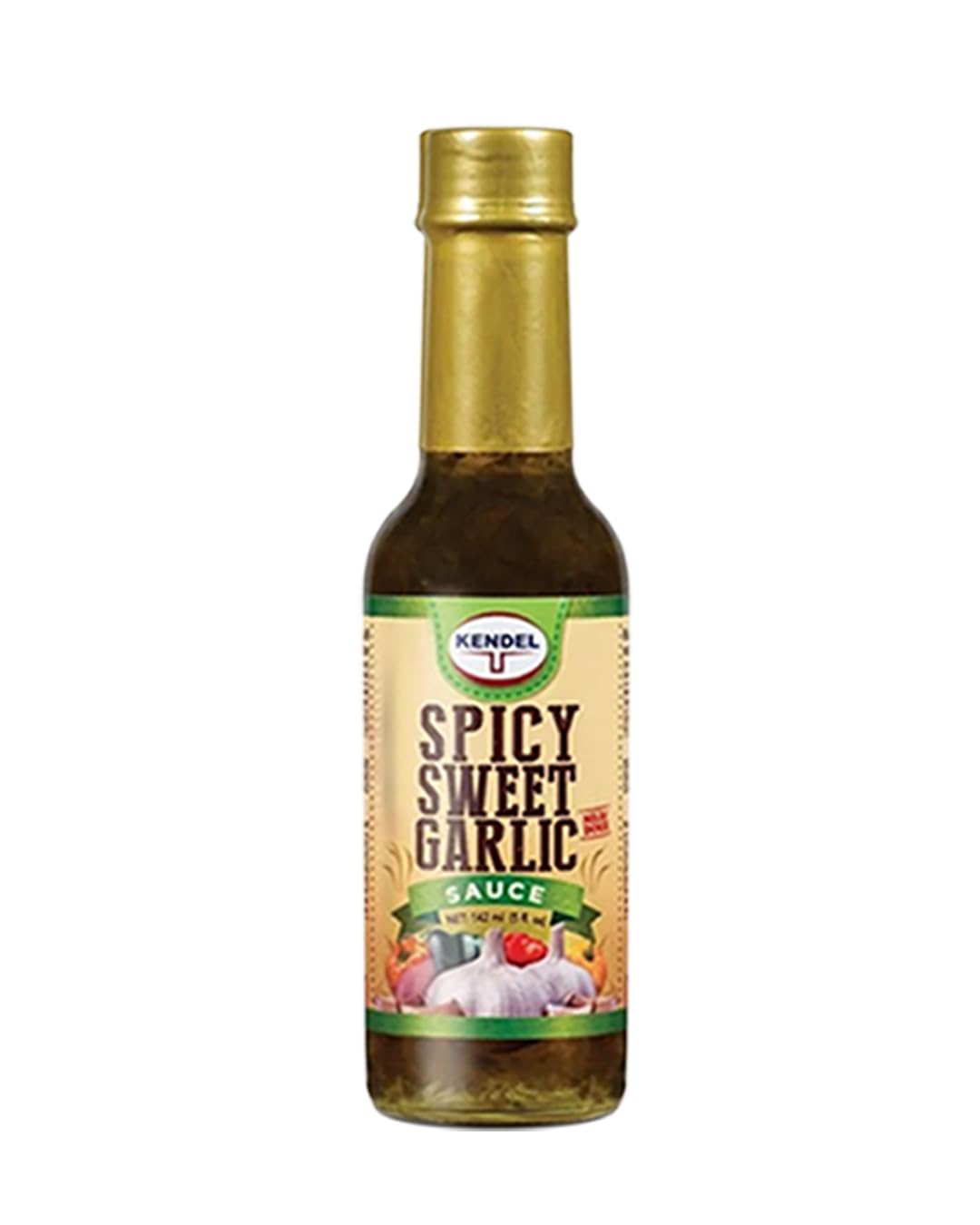 Kendel Spicy Sweet Garlic Sauce - Authentic Jamaican Sweet and Spicy Garlic Sauce, 142ml | Perfect for Wings, Marinades, and Table Seasoning