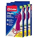 Playtex Living Reuseable Rubber Cleaning Gloves, Premium Protection Reusable Household Gloves, Large (Pack of 3)