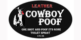 Cowboy Poof Leather Scented Toilet Spray