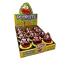 Kidsmania Pooplets Poop Emoji Shaped Candy Toy - Display Box of 12 Count
