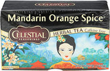 Celestial Seasonings Herbal Tea, Mandarin Orange Spice®, Caffeine Free, 20 Tea Bags, 1.9 oz (55 g)