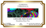 Ginger Rhubarb Dandelion Root Tea (Single Serve K-Cup Pods) (12 pods, ZIN: 576579) - 2 Pack