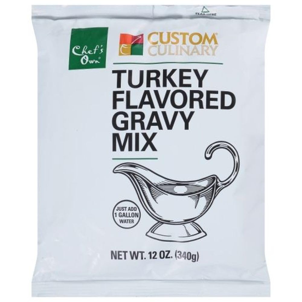 Custom Culinary PanRoast Turkey Flavored Gravy Mix, 12 Ounce -- 8 per case.