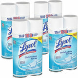 Lysol® Disinfectant Spray, 19 Oz, Crisp Linen, Carton Of 8 Bottles