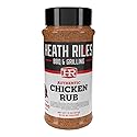 Heath Riles BBQ Rub, Chicken Rub Seasoning, Champion Pitmaster Recipe, Shaker Spice Mix, 11 oz.