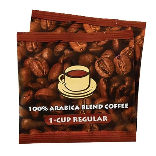 Arabica Blend Regular 1 Cup Coffee FilterPack for Hotels, Motels And Vacation Rentals - Case of 200