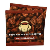 Arabica Blend Regular 1 Cup Coffee FilterPack for Hotels, Motels And Vacation Rentals - Case of 200