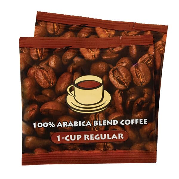 Arabica Blend Regular 1 Cup Coffee FilterPack for Hotels, Motels And Vacation Rentals - Case of 200