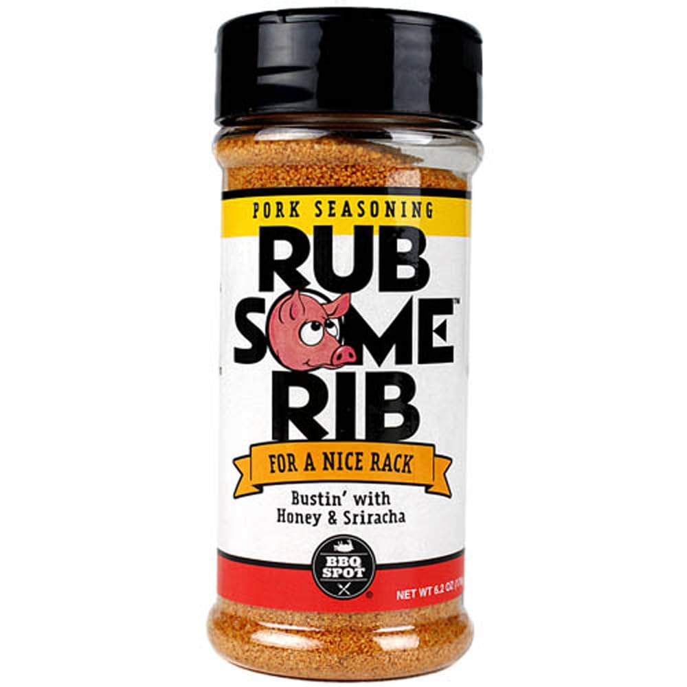 Bbq Spot Rub Some Rib Honey and Sriracha Seasoning Rub 6 oz.