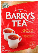 Barry's Tea Gold Blend 80 count Tea Bags (Pack of 6)