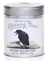 Simpson & Vail, Edgar Allan Poe's Black Tea Blend, Literary Tea - 4 Ounce Tin / 50 Cups