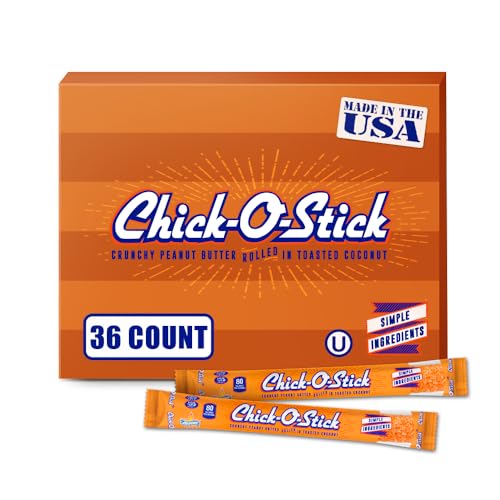 Atkinson's Chick-O-Stick Peanut Butter Coconut Candy Bar 0.7oz 36ct