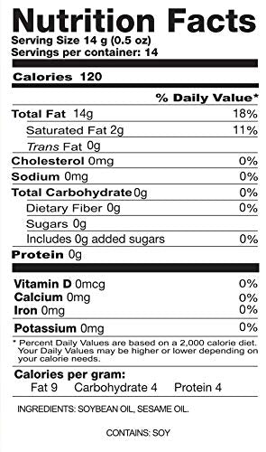 Sunny's Gourmet Korean Stir Fry Oil, For High Heat Cooking, All Natural No Preservatives, 15.5 oz. (Single)