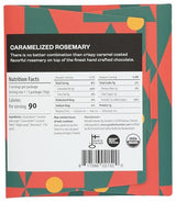 Goodio Organic Chocolate Bar, Caramelized Rosemary 49%, 1.7 Ounce, Vegan, Gluten-free, Soy-Free, non-GMO