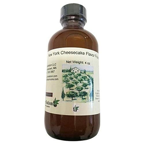 OliveNation NY Cheesecake Flavor Fountain, Rich, Creamy Cheesecake Flavoring for Beverages, Ice Cream, Frozen Treats, Soda, Baked Goods, Sugar Free