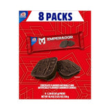 Gamesa Emperador Chocolate Flavored Sandwich Cookies, 2.36 Oz, Pack of 8
