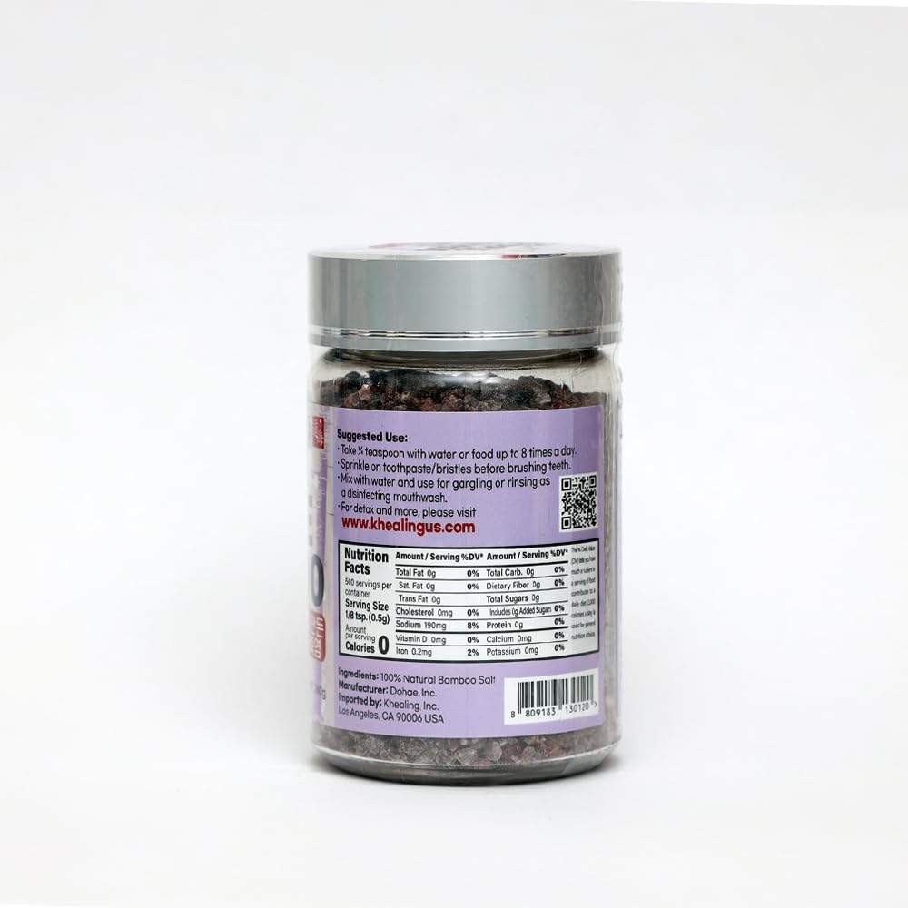 Kpurity Artisan YongYung Ultimate Purple Bamboo Salt (240g, Crystal)