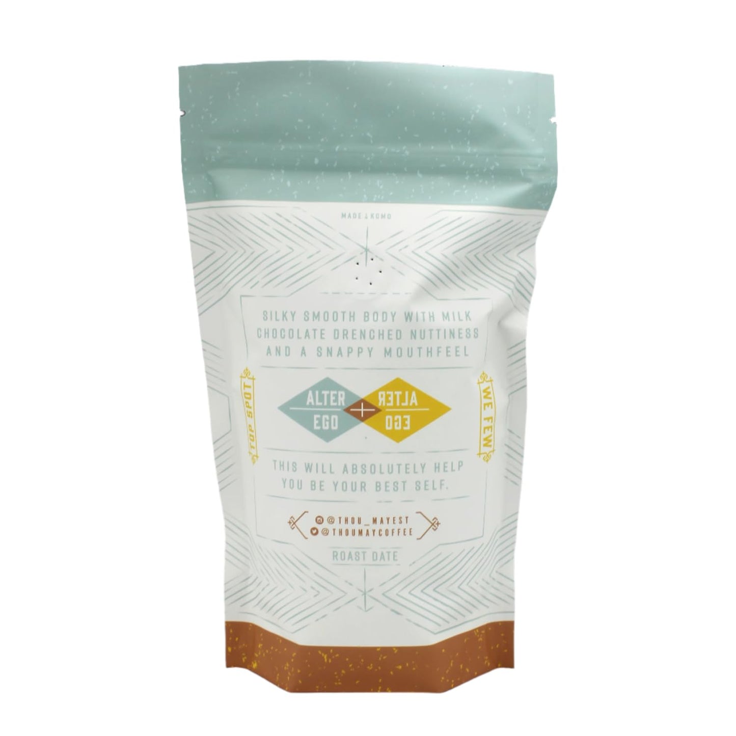 Alter Ego Coffee by Thou Mayest - Smooth & Balanced Espresso Blend - 12oz Whole Bean Coffee