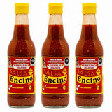 Salsa Encino Chile de Árbol Hot Sauce, Authentic Mexican Hot Sauce from Yahualica Jalisco, Stone-Ground & Naturally Fermented, Bold Heat for Wings