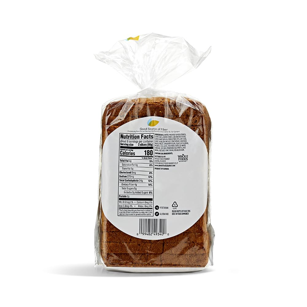 365 By Whole Foods Market, Gluten Free Multigrain Bread, 20 Ounce